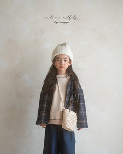 ANGGO KIDS CHECK BLOUSE**PREORDER