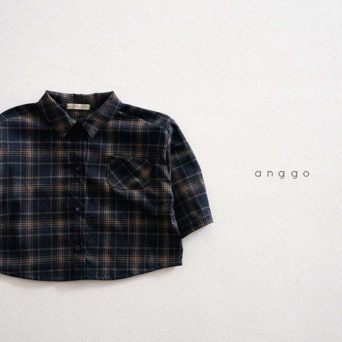ANGGO KIDS CHECK BLOUSE**PREORDER