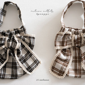 ANGGO KIDS CHECK MINI BAG**PREORDER