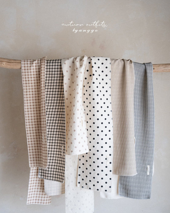 ANGGO KIDS COTTON SCARF**PREORDER