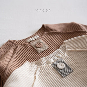 ANGGO KIDS WAFFLE TOP**PREORDER