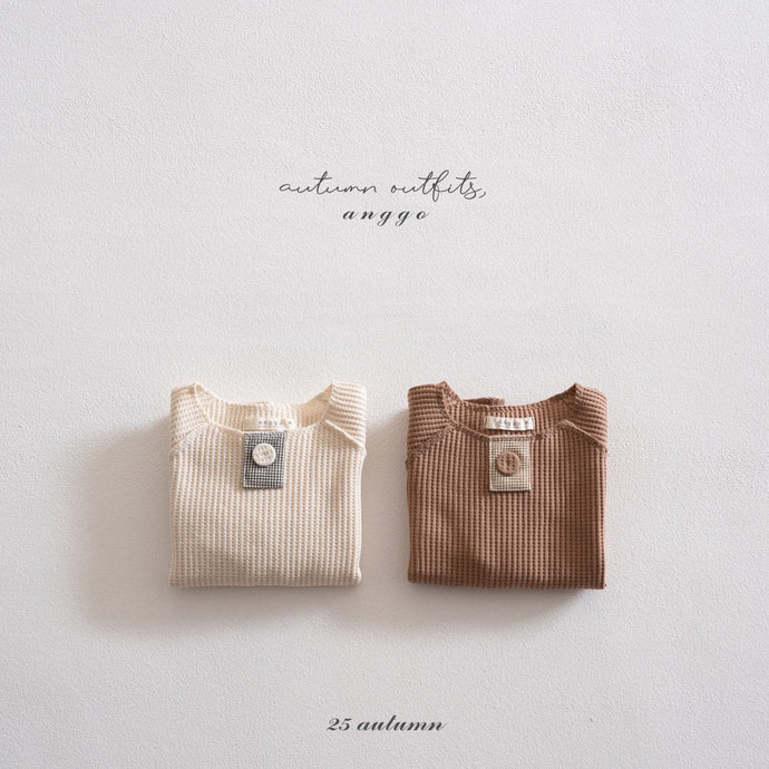 ANGGO KIDS WAFFLE TOP**PREORDER