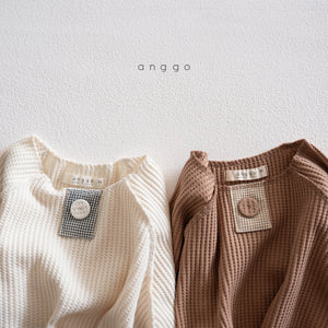 ANGGO KIDS WAFFLE TOP**PREORDER