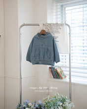 Load image into Gallery viewer, ANGGO KIDS DENIM HOODIE**PREORDER