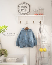 Load image into Gallery viewer, ANGGO KIDS DENIM HOODIE**PREORDER