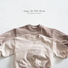 Load image into Gallery viewer, ANGGO KIDS LETTERING SWEAT SHIRT**PREORDER