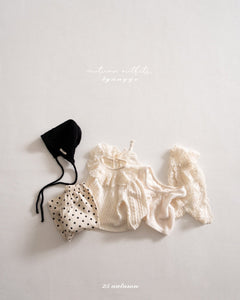 ANGGO KIDS LACE FRILL TOP**PREORDER