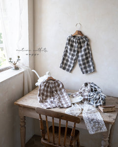 ANGGO KIDS BIG CHECK PANTS**PREORDER