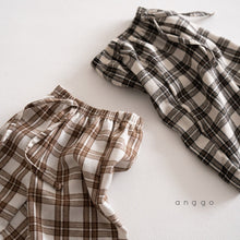 Load image into Gallery viewer, ANGGO KIDS BIG CHECK PANTS**PREORDER