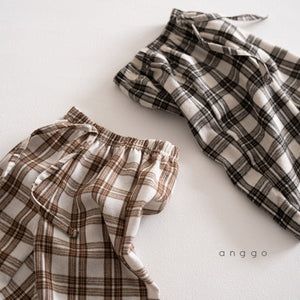 ANGGO KIDS BIG CHECK PANTS**PREORDER