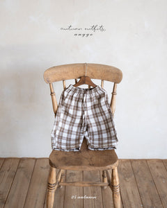 ANGGO KIDS BIG CHECK PANTS**PREORDER