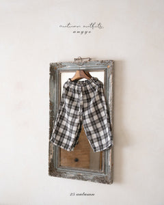 ANGGO KIDS BIG CHECK PANTS**PREORDER