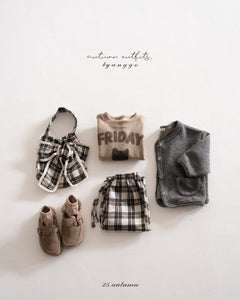 ANGGO KIDS BIG CHECK PANTS**PREORDER