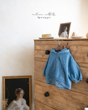 Load image into Gallery viewer, ANGGO KIDS BLUE DENIM HOODIE**PREORDER