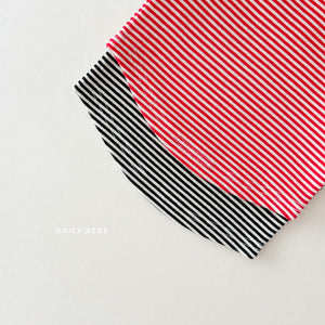 DAILYBEBE KIDS STRIPE CHERRY SHIRT**PREORDER