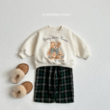 Load image into Gallery viewer, VIVID KIDS KIDS BEAR CHECK PANTS*PREORDER