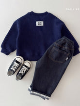 Load image into Gallery viewer, DAILYBEBE KIDS RIBBED PUFFY SWEAT SHIRTSWEATSHIRT **PREORDER