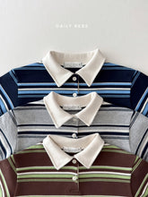 Load image into Gallery viewer, DAILYBEBE KIDS CHESTNUT COLLAR T SHIRT **PREORDER