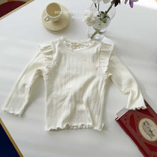 將圖片載入到圖庫檢視器中，MEL 兒童春季荷葉邊T卹**預購