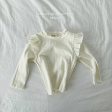 將圖片載入到圖庫檢視器中，MEL 兒童春季荷葉邊T卹**預購