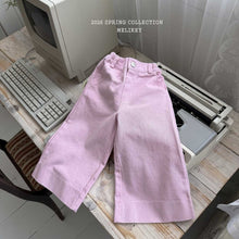 將圖片載入圖庫檢視器中，MEL KIDS 蝴蝶結牛仔褲**預購