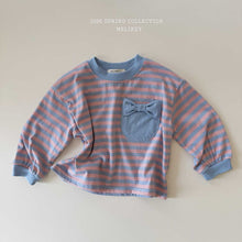 將圖片載入到圖庫檢視器中，MEL 兒童條紋 T 卹**預購**