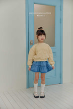 將圖片載入圖庫檢視器中，MEL KIDS 牛仔荷葉邊半身裙**預購