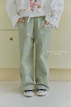 將圖片載入圖庫檢視器中，MEL KIDS 薄荷星形褲**預購