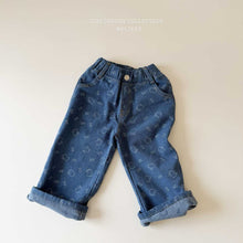 將圖片載入圖庫檢視器中，MEL KIDS 貓咪牛仔褲**預購**