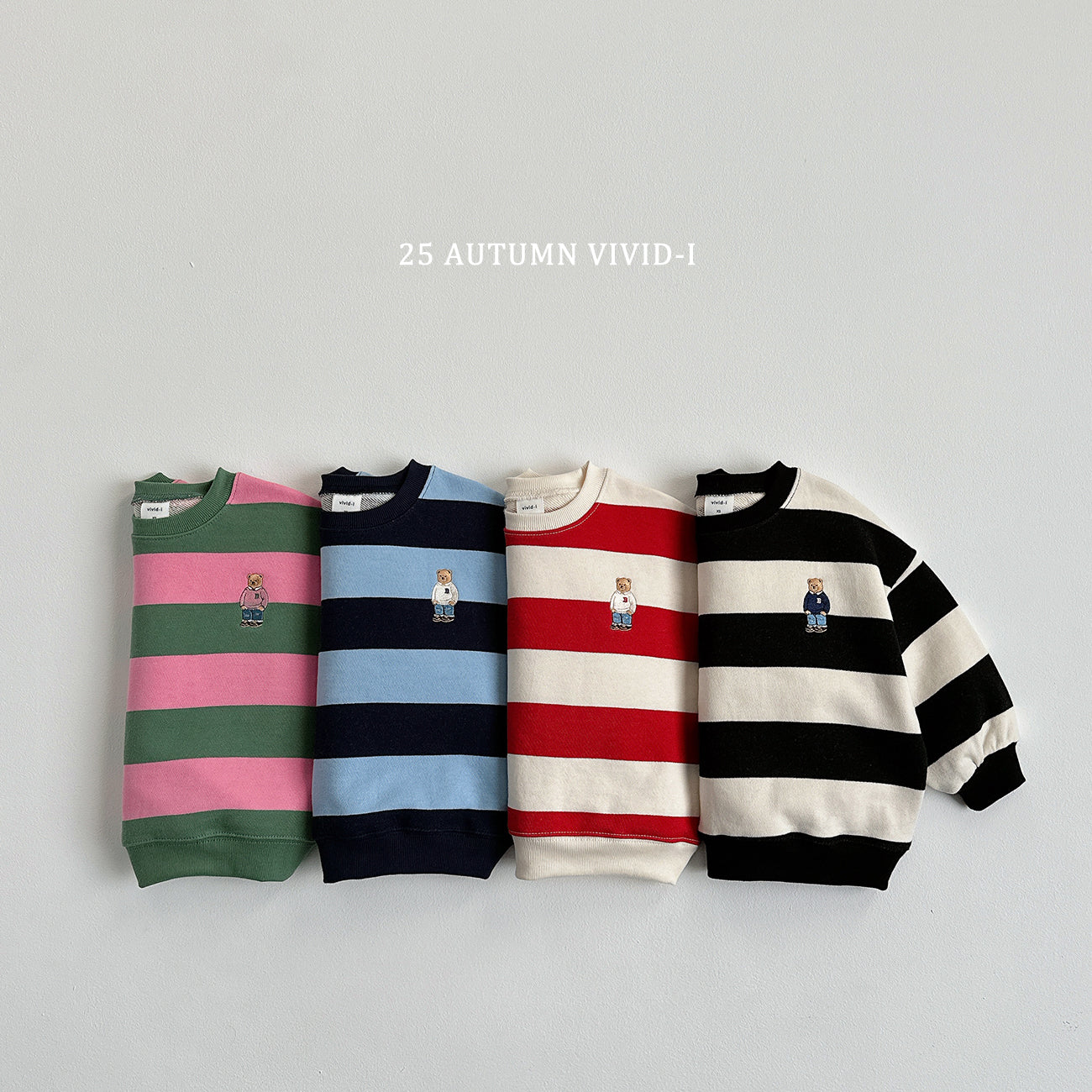 VIVID KIDS STRIPE SWEATER*PREORDER