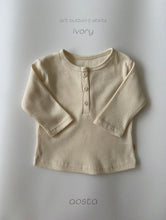 Load image into Gallery viewer, AOSTA FALL BUTTER BUTTON TEE**PREORDER