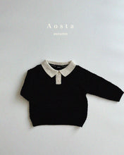 Load image into Gallery viewer, AOSTA KIDS Knit Collar Tee *Preorder