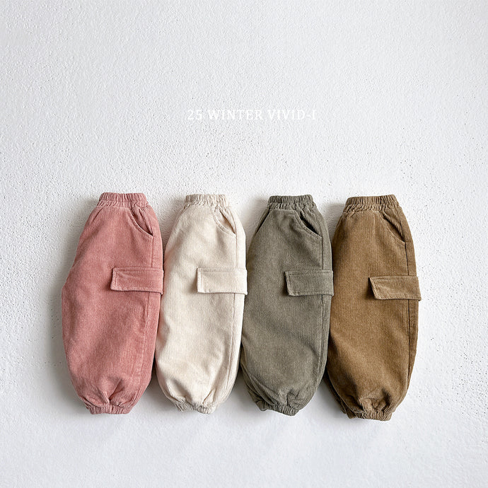 VIVID KIDS KIDS CORDUROY BAGGY PANTS*PREORDER