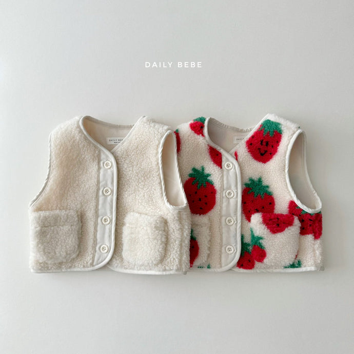 DAILYBEBE KIDS FLEECE VEST**PREORDER