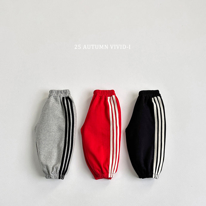 VIVID KIDS STRIPE CASUAL PANTS*PREORDER