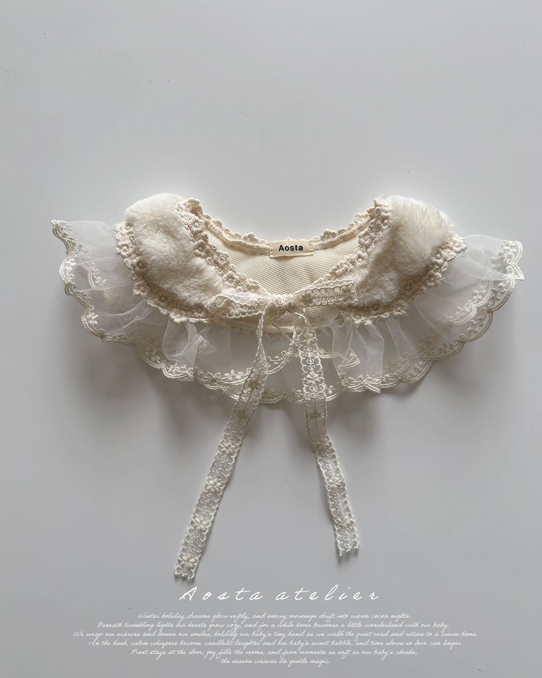 AOSTA KIDS FUR  PRINCESS CAPE *PREORDER