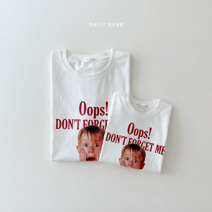 DAILYBEBE KIDS HOME ALONE TEE**PREORDER