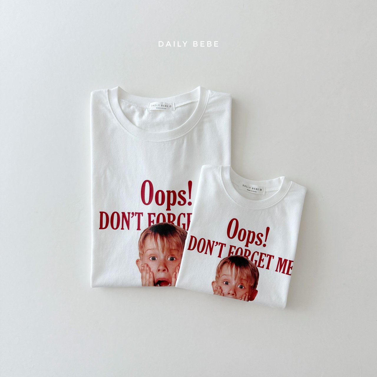 DAILYBEBE KIDS HOME ALONE TEE**PREORDER