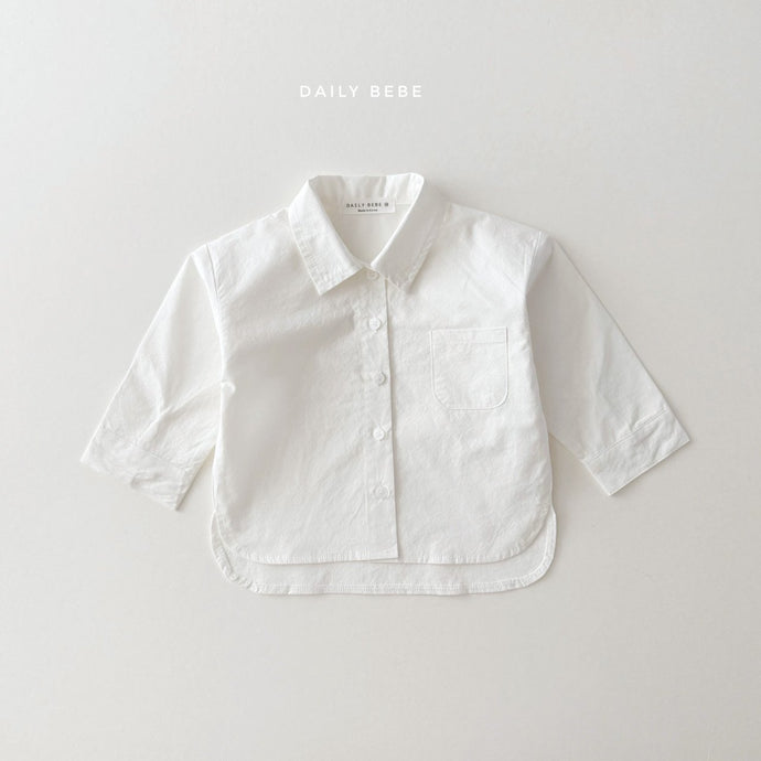 DAILYBEBE KIDS WHITE SHIRT**PREORDER