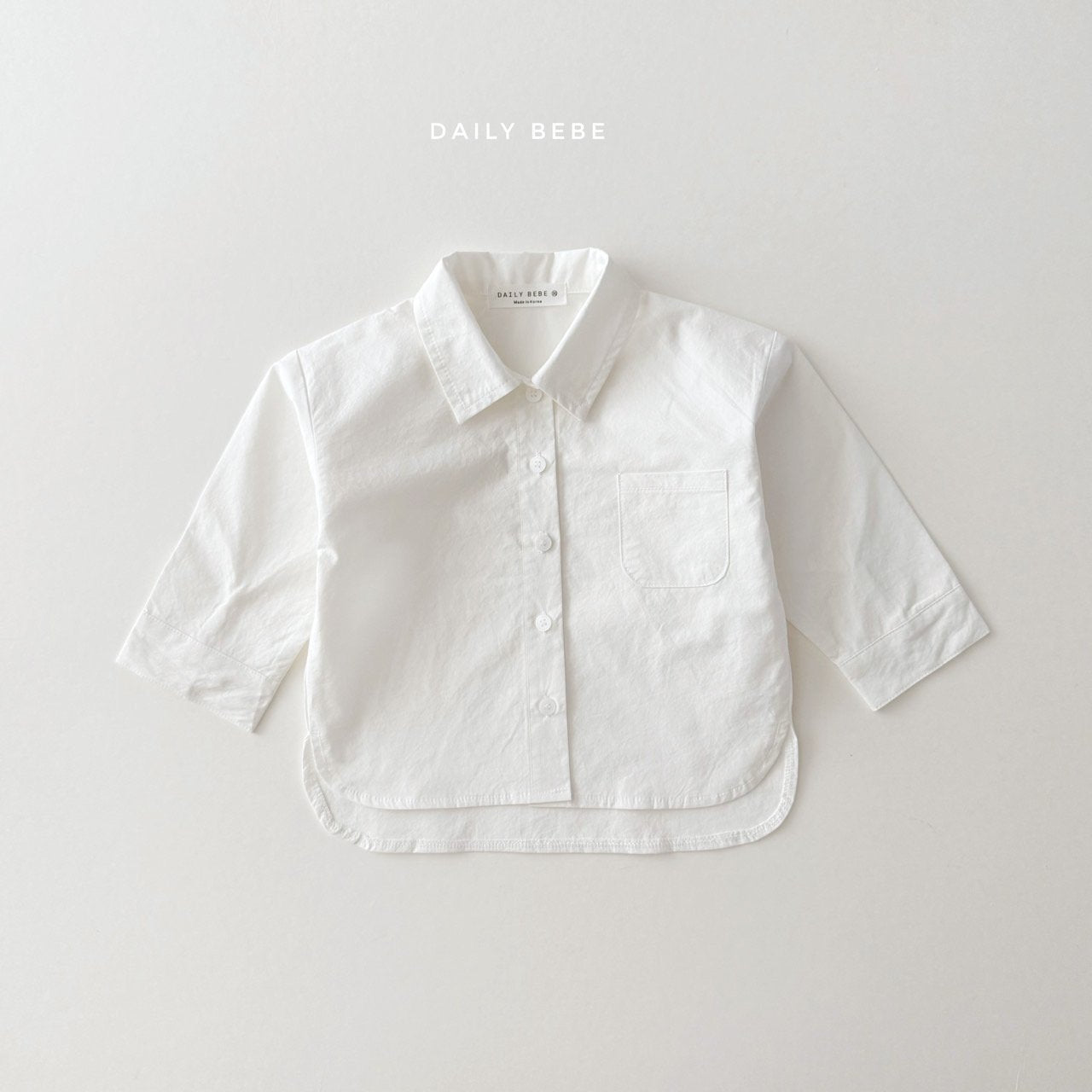 DAILYBEBE KIDS WHITE SHIRT**PREORDER
