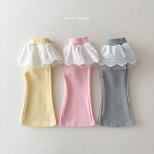 Load image into Gallery viewer, DAILYBEBE KIDS FRILL JELLY BOOT CUT PANTS**PREORDER