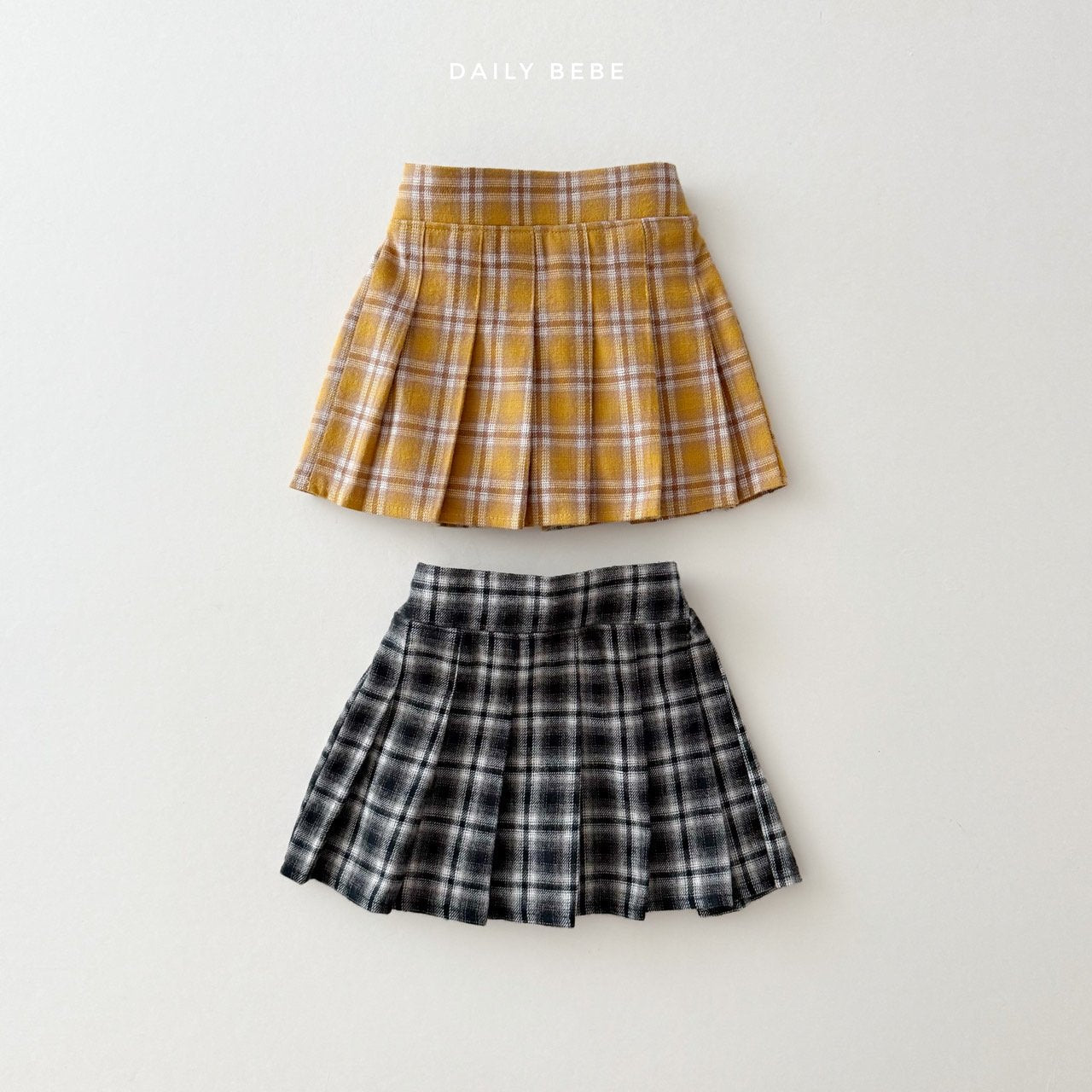 DAILYBEBE KIDS CHECK SKIRT**PREORDER