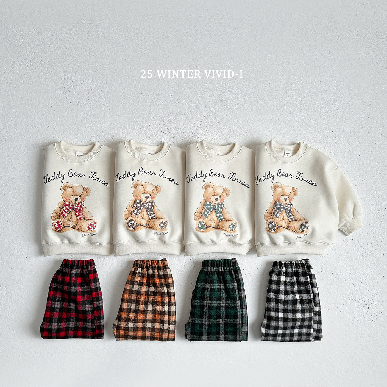 VIVID KIDS TEDDY BEAR CHECK SET*PREORDER