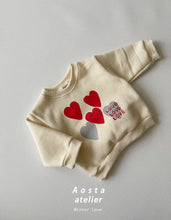Load image into Gallery viewer, AOSTA KIDS HEART SWEAT SHIRT*PREORDER