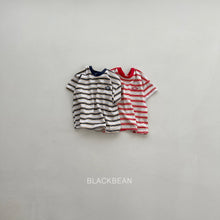 將圖片載入圖庫檢視器中，BLACKBEAN 兒童條紋 T 卹 * 預購