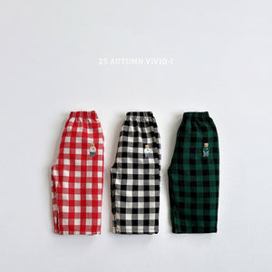 VIVID KIDS CHECK LONG PANTS*PREORDER