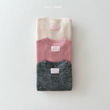 Load image into Gallery viewer, DAILYBEBE KIDS RIB COLOR TOP**PREORDER