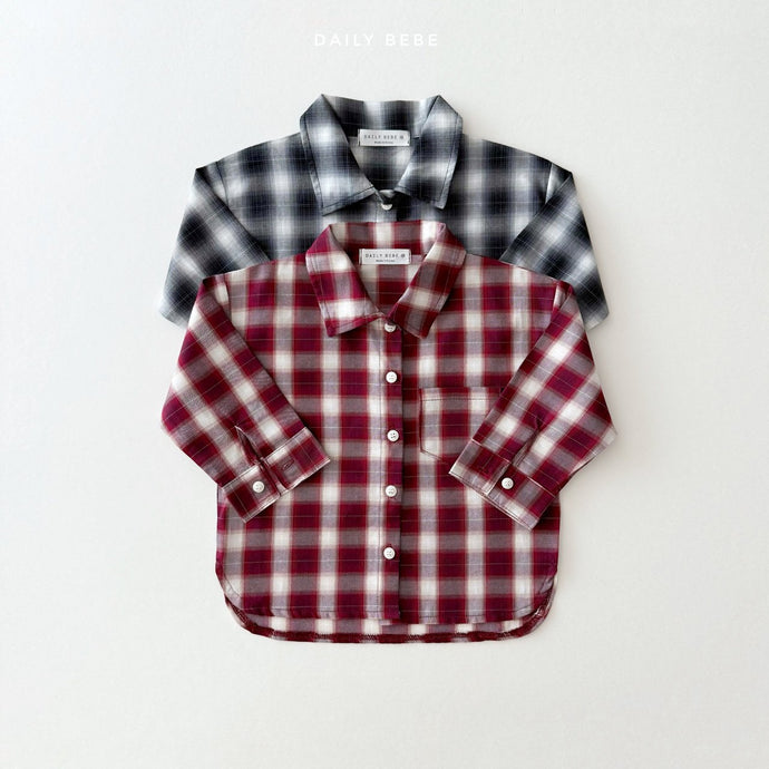 DAILYBEBE KIDS CHECK SHIRT**PREORDER