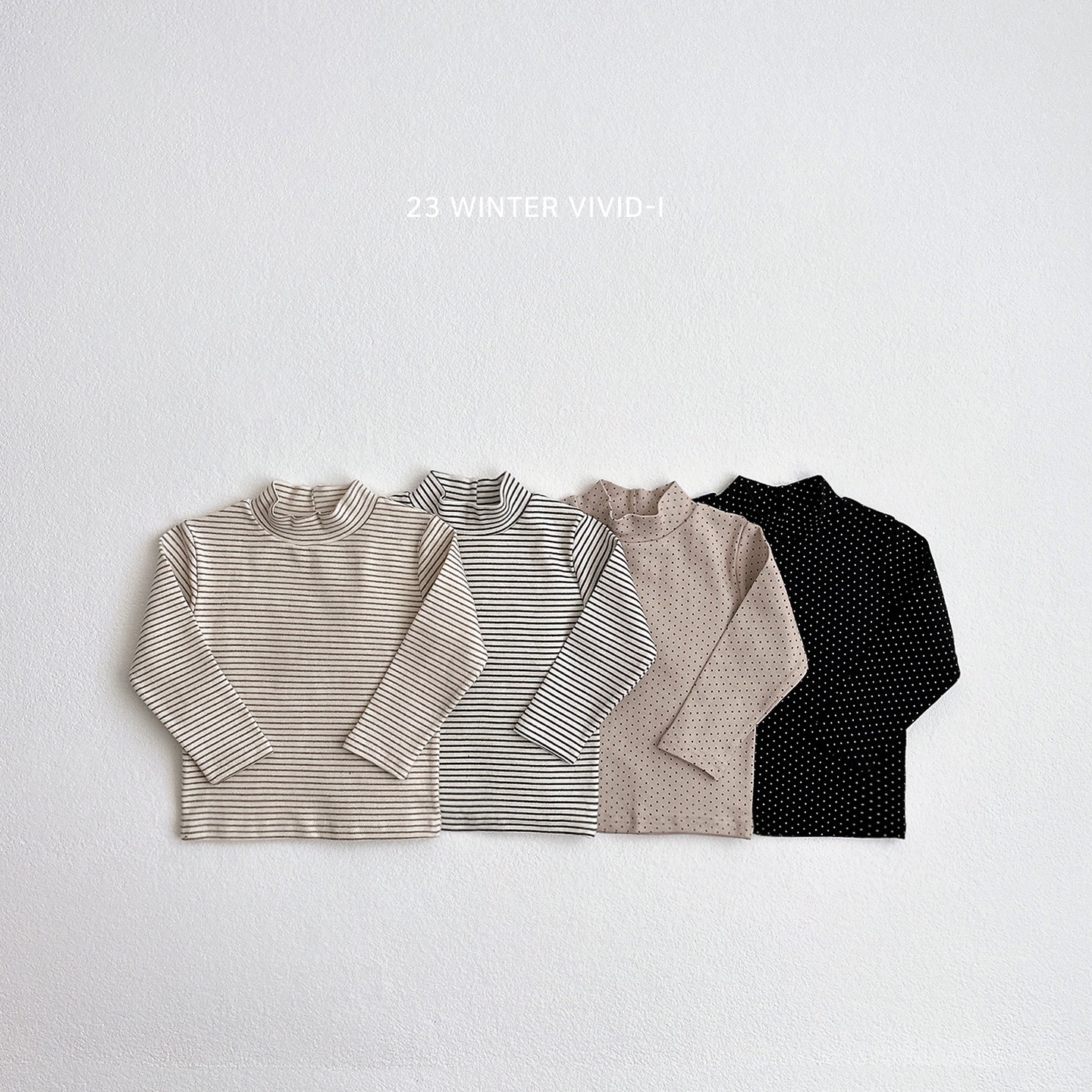 VIVID KIDS Pattern turtle neck*preorder