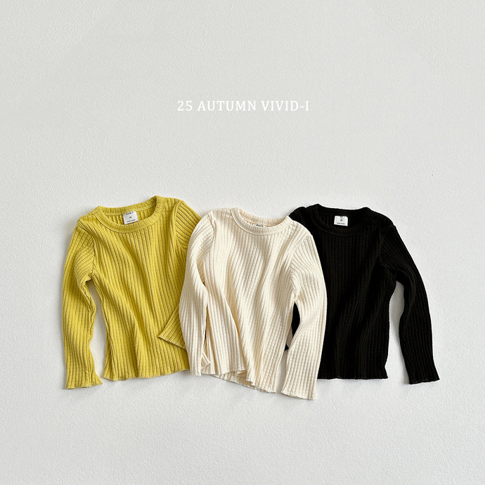 VIVID KIDS RIBBED LONG SLEEVES*PREORDER